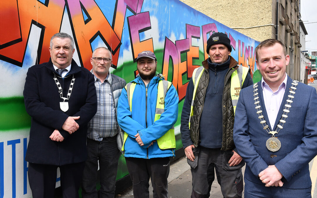 Ardee Youthreach and Tidy Towns Committee Mural Unveiled