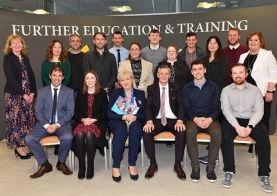 Guidance Counsellors, Technology Teachers TY coordinators from LMETB Schools with CE Director of FET and Director of Schools LMETB