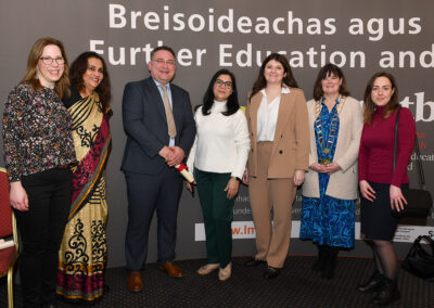 Group photo with learners Karolina Antipova and Larysa Kutsak