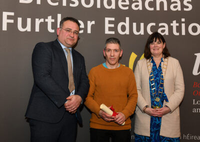 Kelvin Harvey AEO LMETB, Keith OFarrel and Councillor Michelle Hall, Mayor of Drogheda