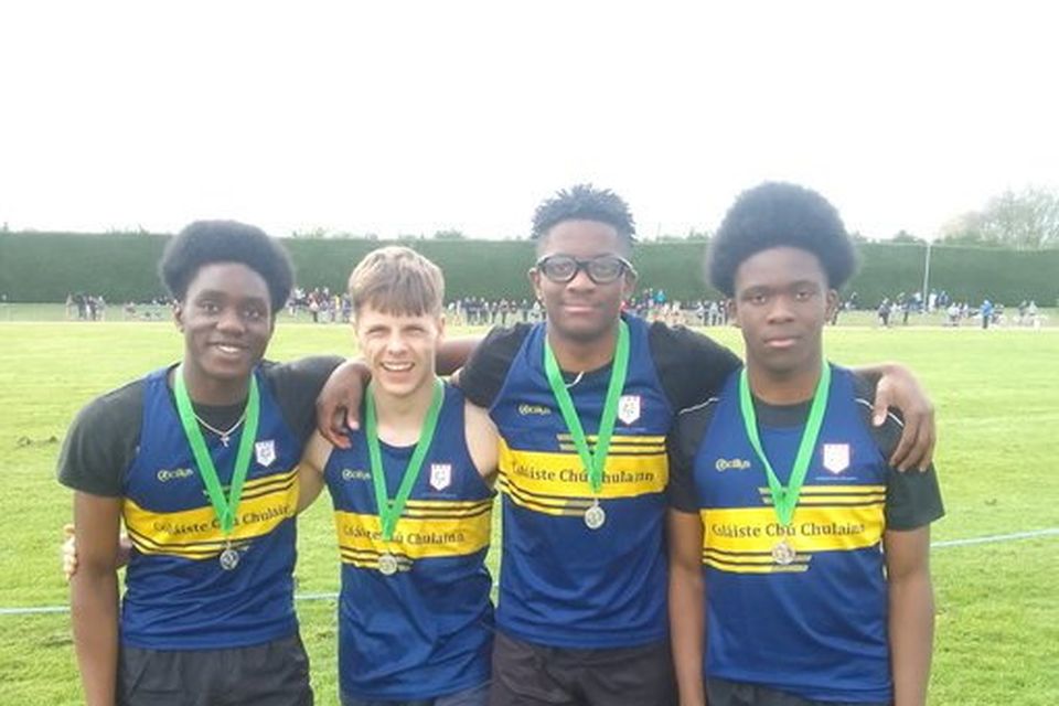 Dundalk’s Coláiste Chú Chulainn turn heads with 26-medal haul at north-Leinster track and field athletics finals