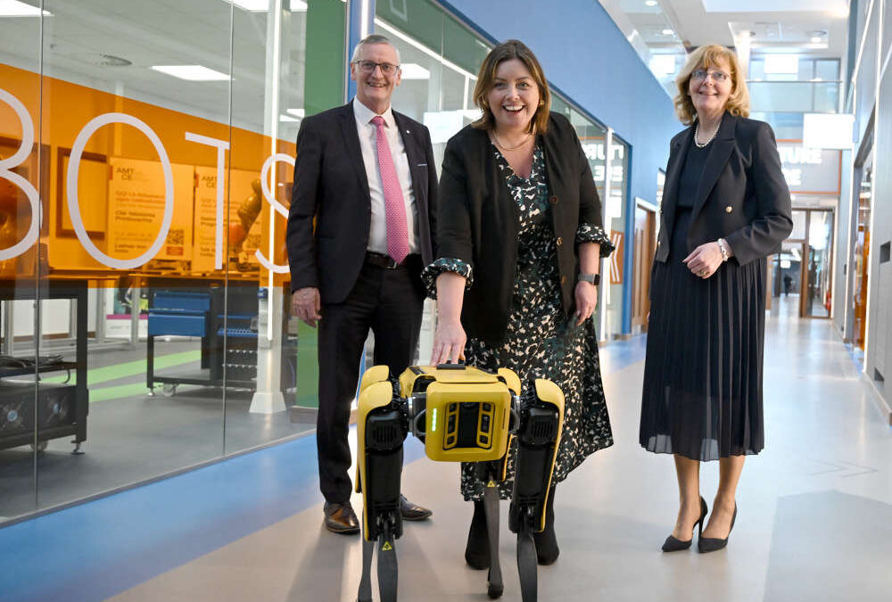 North’s Economy Minister visits LMETB’s Advanced Manufacturing Training Centre of Excellence (AMTCE) in Dundalk